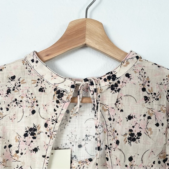 Bohme Mae Floral gold buckle blouse size S - Picture 11 of 16